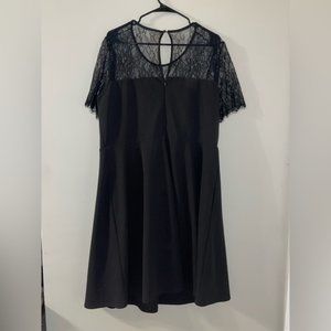 Avenue 18 Black Floral Dress